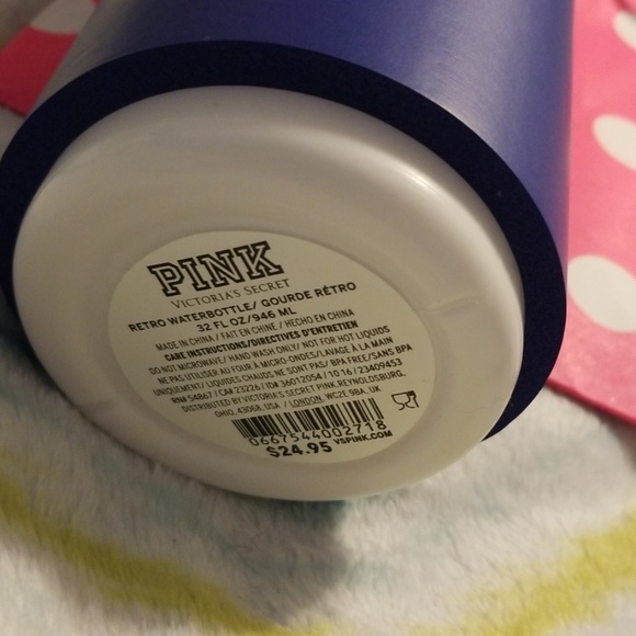 PINK foam retro water bottle brand new - Picture 4 of 5